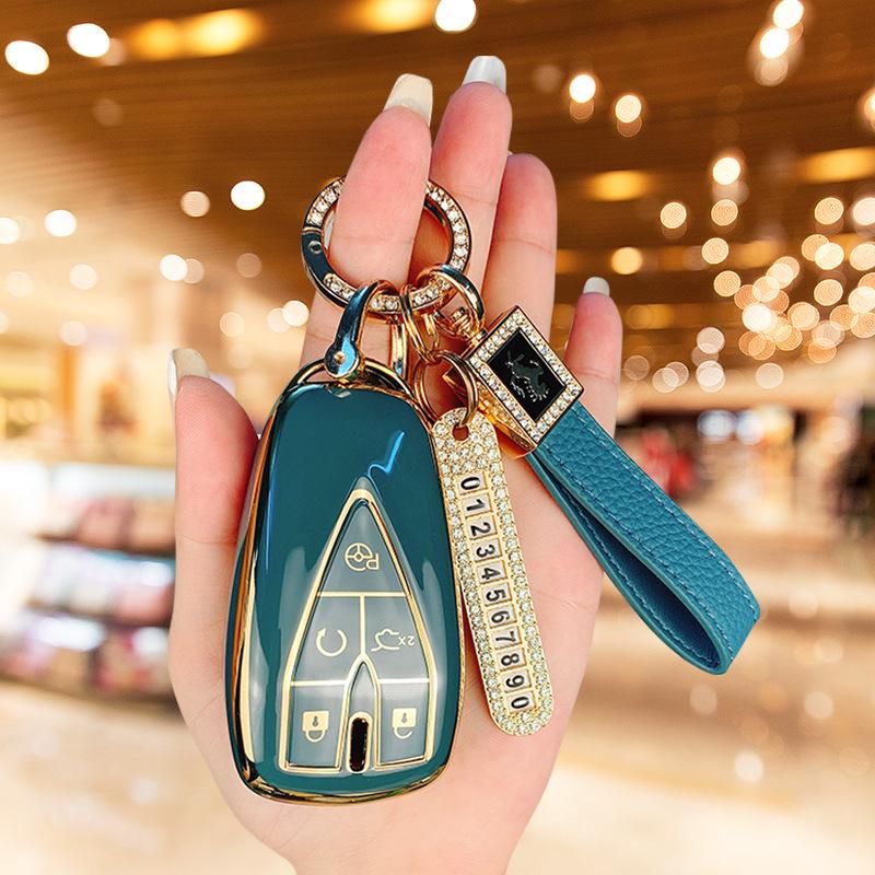 Changan Oushang Z6, X5PLUS/X7 Schlüssel- und Fernbedienungs-Etuis mit Schnallen für Herren und Damen