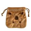 Capybara Plush Storage Bag With Drawstring For Students And Travel