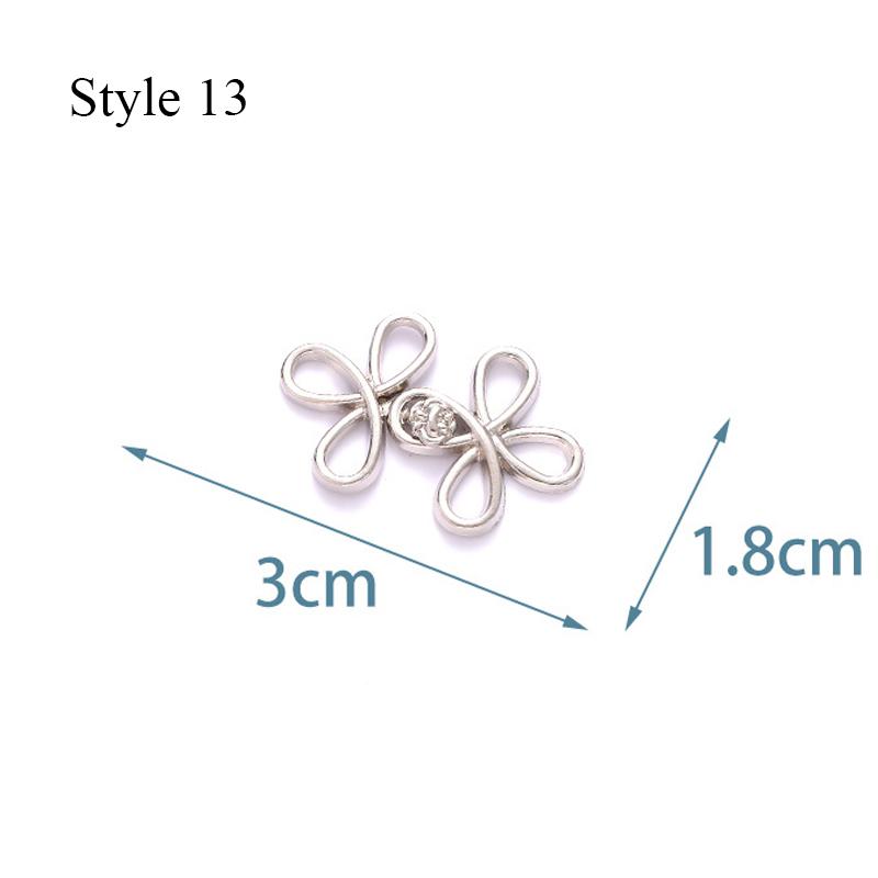 Trousers Waist Button Fixed Tightening Artifact Metal Buckle Skirt Adjustment Button Dress Waist Change Button DIY Classical