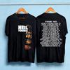 Neil Young Tshirt Neil Young Tour 00 Tshirt Music Tour Concert Tee