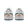 Nike Court Borough Comfortable Daily Wear Durable Low-Top Sneakers Baby Sneakers Gray White Green BQ5453-017