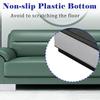 4pcs L Shape Stainless Steel Furniture Sofa Legs Coffee Table TV Cabinet Bathroom Ark Stool Furniture Leg Bed Plastic Foot Pad