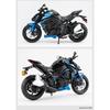 1/12 Kawasaki Z1000 Street Cars Motorcycle Diecast Model Car Alloy Metal with Base Display Collections Hobby Home Decoration Boy