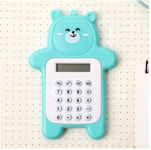 Cartoon Cute Bear Calculator Korean Fashion Mini Portable Small Pupil Computer Office Electronics Supplies