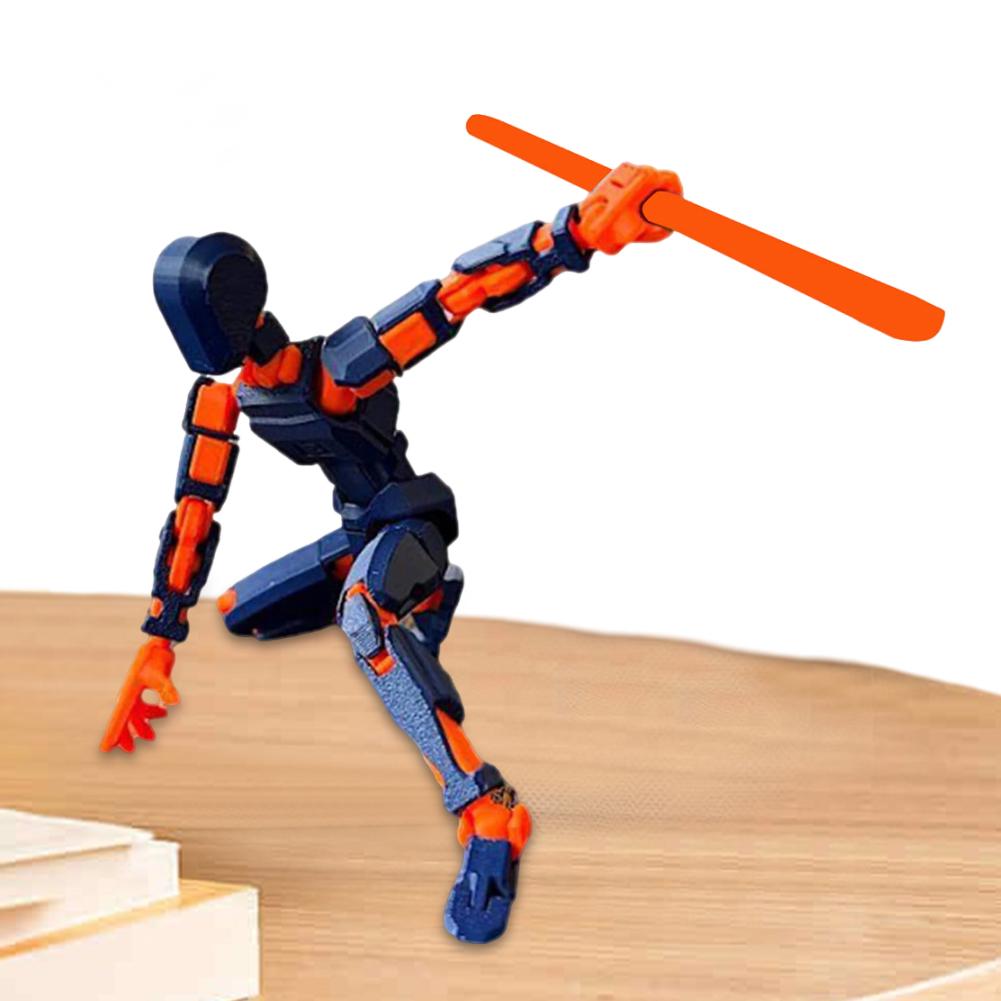 Dummy 13 Actionfigur 3D-gedruckt Mehrfach gelenkig Bewegliche Figur Eltern-Kind-Spiel 3D-gedruckte Schaufensterpuppe Desktop-Dekorationen