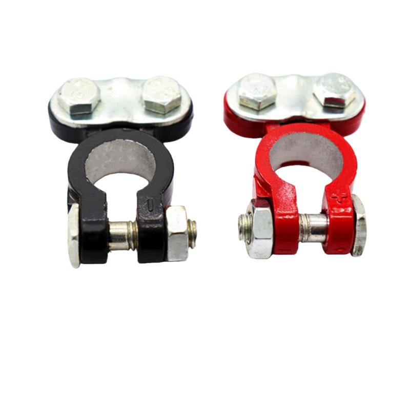1/5Pcs Truck Van And RV Auto Connection Accessories Battery Wire Cable Clamp Battery Clamp Terminal Aluminum Alloy For Car