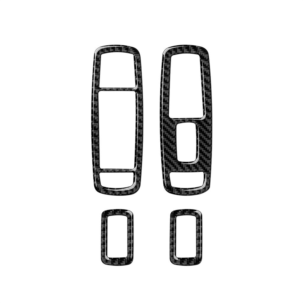 Carbon Fiber for 2011- Jeep Grand Cherokee Accessories Window Lift Control Switch Cover Trim Decals Interior