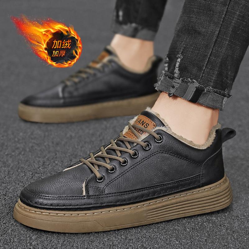 2026 New Casual Shoes for Men Shoes Design Sneakers Male Comfortable Cow Leather All-match Comfortable Skate Shoes Man
