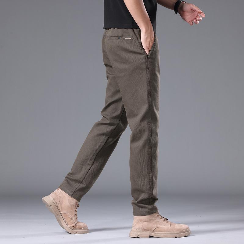 Men's Pants Slim Straight Trousers Men's Light Business Comfortable Men's Casual Pants