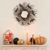 Halloween Wreath Scary Black Bat Horror Decor Front Door Wall Window Home Festive Atmosphere Decoration
