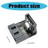 SATAs 7Pin Female to Male 90 Degree Angled Adapter for Desktop Motherboards SSDs HDD Installation