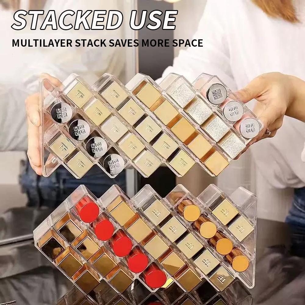 Affordable Lipstick Storage Rack - 12/16/28 Compartments Lipstick Holder for Storing Lip Gloss And Lipstick Makeup Organizer Box