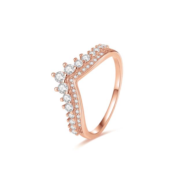 Inel de nunta Argint 925 Inele de femeie Inele de logodna Inimii Inimii Printesa Infinita Flori Populare