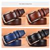 Men's Genuine Leather Belt with Alloy Buckle