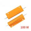 1PC 100W Aluminum Power Resistor Metal Shell Case Wirewound Resistor Load Resistor 1R-100R Ohm Wirewound Resistance Resistor