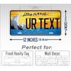 1pc Custom Text Louisiana Protect The Dolphins Metal Sign Tin Plate 12x6 Inch Outdoor Man Cave Wall Decor
