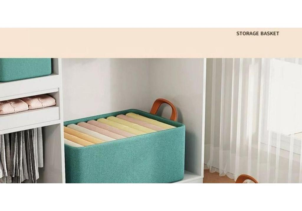 Steel Frame Large Capacity Foldable Storage Box for Toys, Clothes, Pants, and Wardrobe Organization
