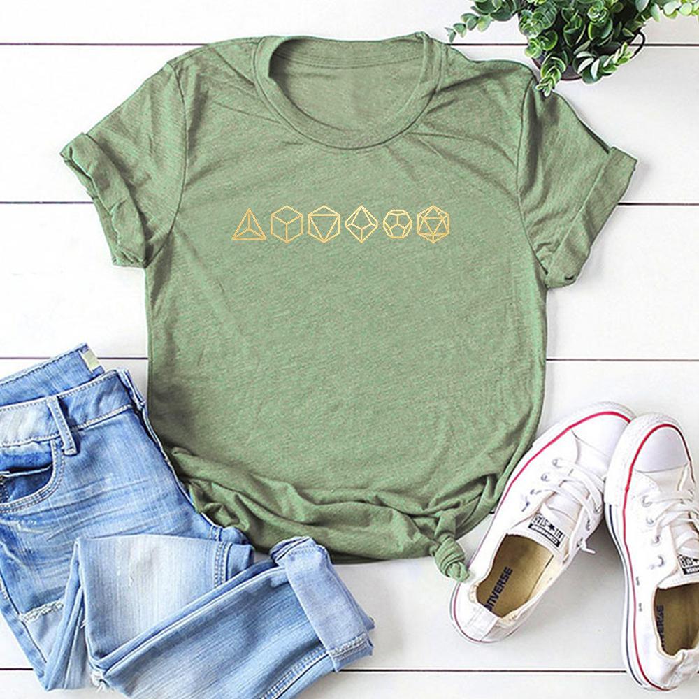 Vintage DND Shirt Damen Dnd Würfel T-Shirt Tabletop RPG Gaming T-Shirts Unisex Kurzarmhemden Brettspiele Outfit Lustige Oberteile