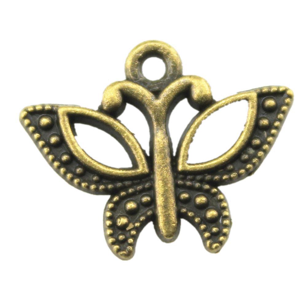 Butterfly Charms Simple Pendants For Minimalist DIY Jewelry Making