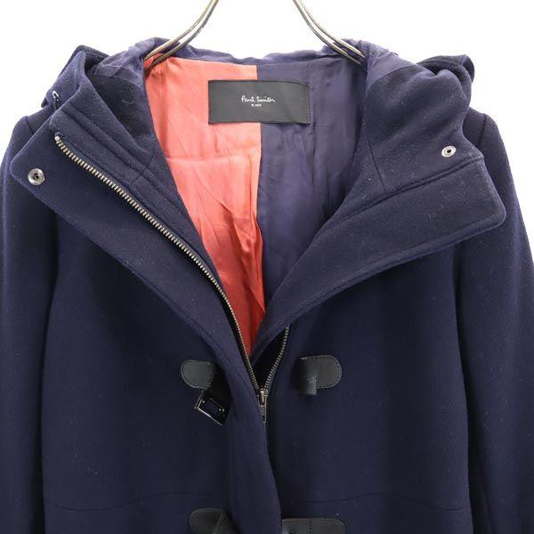 Paul Smith Duffel coat 42 Navy BLACK Women Used