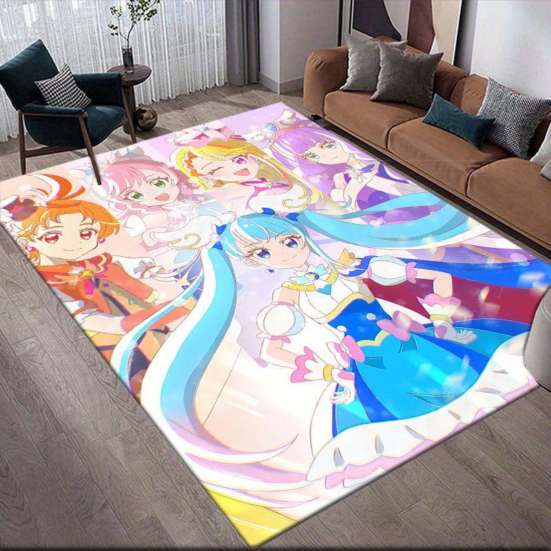 Pretty Cure Best Friends Area Rug, Pretty Cure Fan Soft Carpet, Perfect Gift.chl