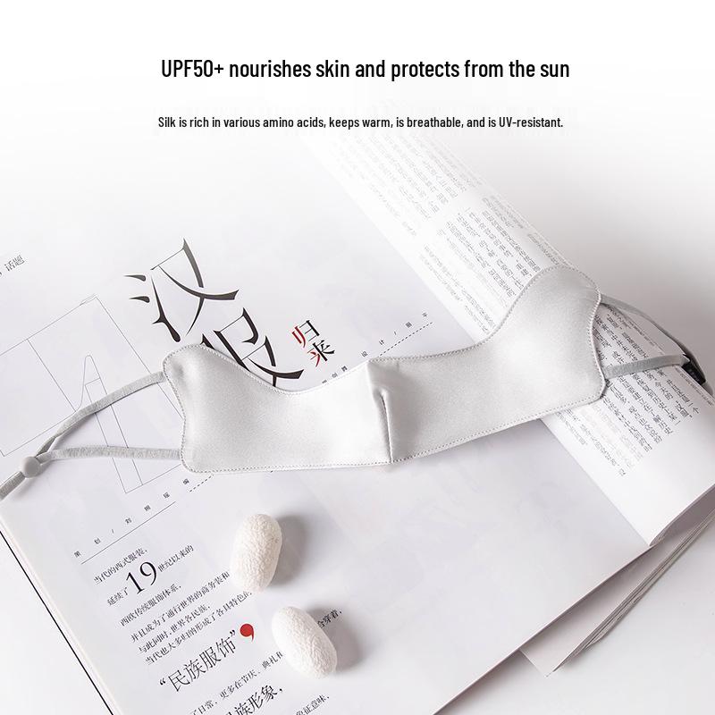 Breathable Mulberry Silk Nose Protector: Anti-Pollen, Skin-Friendly, Warm, and Dustproof