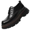 Inner Heightening Leather Shoes Men's 10cm New Thick-soled Big Head Business Leisure Heightening Men's Shoes for Commuting To Work Men's Leather Shoes