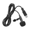 150cm Mini USB Sändare Mottagare Lavalier Lapel Clip Mikrofon Mic HOT