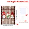 Christmas Santa Claus Money Card Merry Christmas Decor for Home 2025 Navidad Xmas Ornament Snowflake Banknote Card New Year 2026