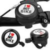 Quality Ultralight Mountain Bicycle Bike Bell Accessory Clear Sound (black)