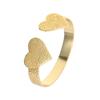 Nidin High Quality Star Heart Open Cuff Bangle Adjustable Copper Bracelet Fashion Jewelry For Women Valentine's Day Fine Gifts
