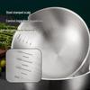 ZISIZ Food Grade 316 Stainless Steel Mixing Bowl