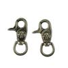 2pcs Vintage Silver Metal Hooks Swivel Trigger Snap Hardware