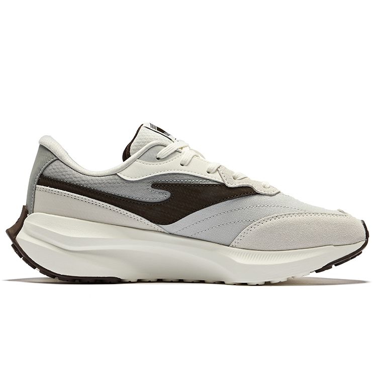 Erke Qihang Trendy Versatile Non-Slip Wear-Resistant Low-Top Casual Shoes Men sneaker Micro-Crystal-White Cloud-Gray 51124302227-004