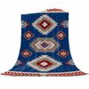 Indian Geometry Graphics Throws Blankets for Sofa Bed Winter Soft Plush Warm Sofa Throw Blanket Holiday Gifts