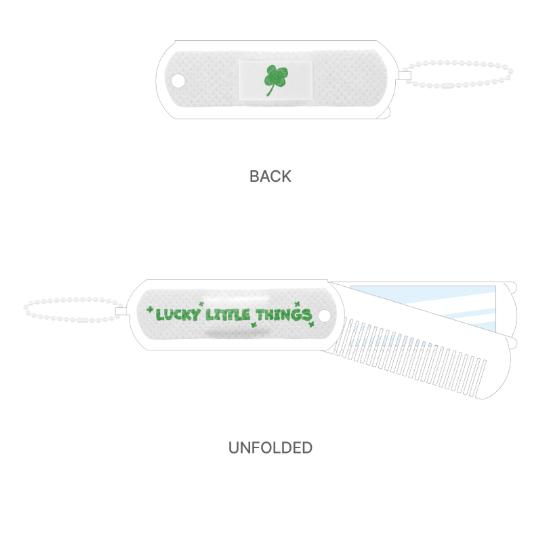 2025 THE BOYZ POP-UP Lucky Little Things Mirror Comb Key Ring