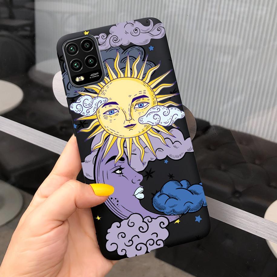 For Xiaomi Mi 10 Lite 5G Case Cute Cartoon Cow Soft-Touch Silicone Bag Back Cover For Xiomi Mi 10 Lite 5G Protector Bumper Funda