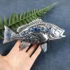 Soft Silicone Mold for DIY Craft Wall Hanging Decorations Embossed Fish Shaped Design Crystal Epoxy Resin Casting Mould