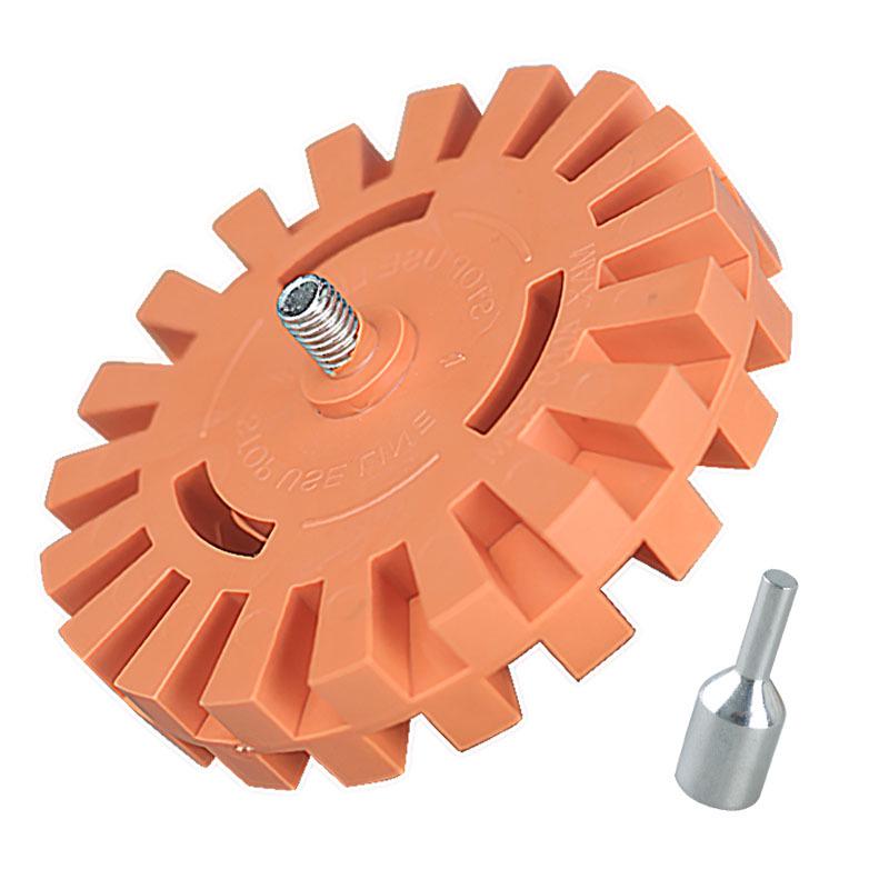 Yunbei 4-Inch Pneumatic Adhesive Removal Eraser Wheel with Grinding Head