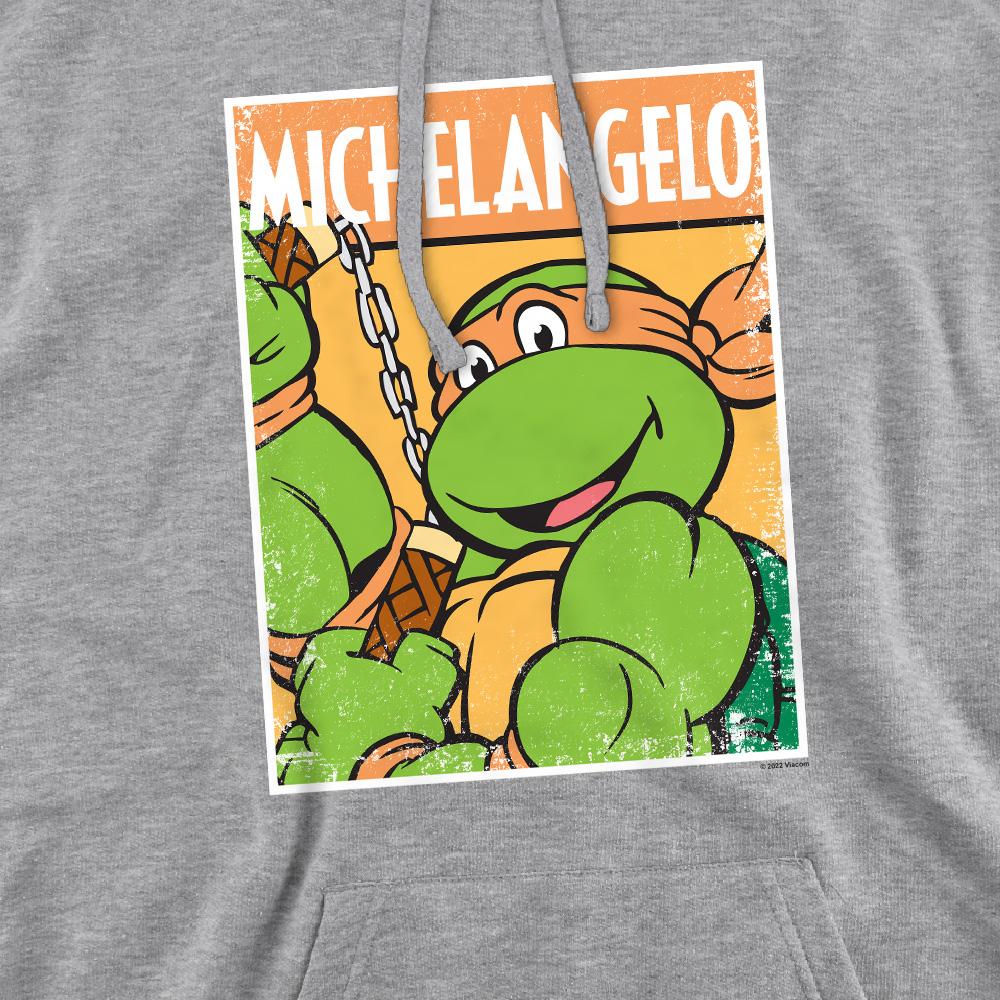 Teenage Mutant Ninja Turtles Mens Michelangelo Hoodie