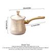 Turkish Greek Arabic Coffee Pot,Stove Top Water Boiler, Coffee Maker, Butter, Chocolate & Milk Warmer,Even and Quick Heat