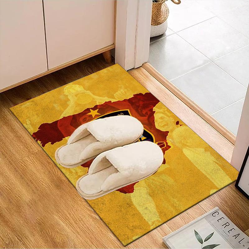 Spanish National Emblem Printed Office Carpet Chair Cushion Entryway Rug, Rugs for Living Room, Bedroom Christmas gifts