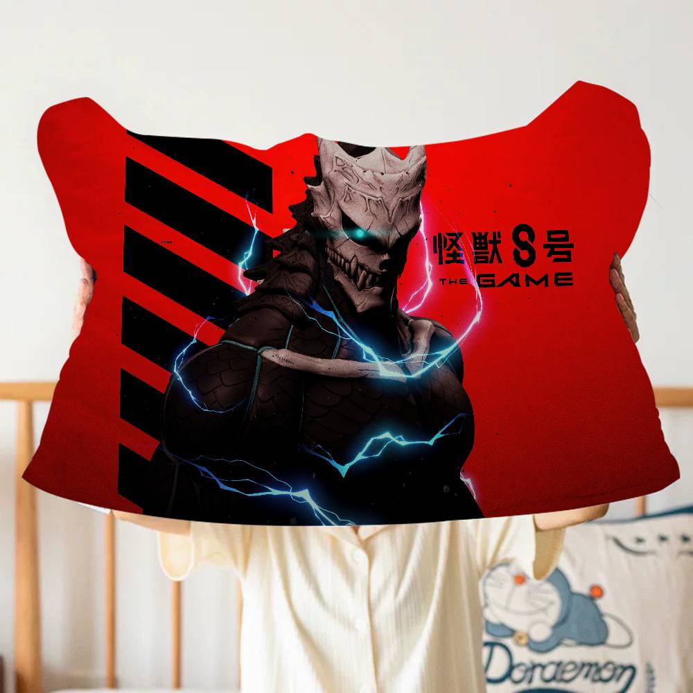 Animation K-Kaiju No.8 Quick-Drying Polyester Pillowcase, Non-Slip, With a Secure Design New Style Anti-Scalp Oil Tie.