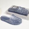 New Jelly Baotou Slippers for Women Fashionable, Hollow Out Breathable Half Tow Home Anti Slip Flat Bottomed Cool Scooter