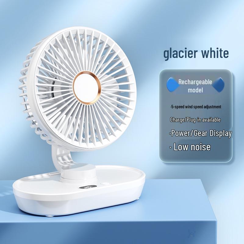 Silent Turbine Wall-Mounted Desktop Fan for Home, Office, or Dorm