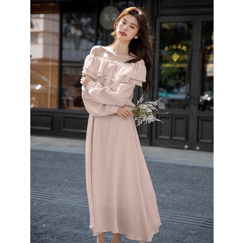 ITISF4 Elegant Ruffle Shirt & Midi Skirt Two-Piece Set