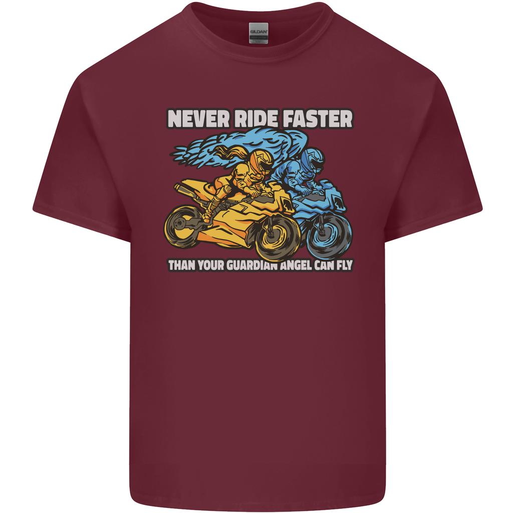 Bike Safety Motorbike Biker Motorcycle Unisexs Light Cotton TShirt