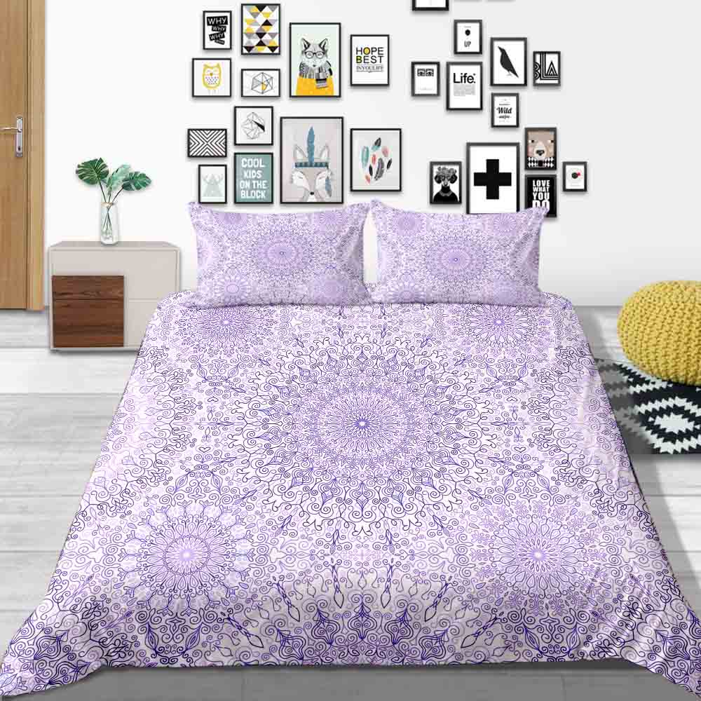 Böhmisches Bettwäsche-Set, Schlafzimmer-Bettdecke und Kissenbezug, AU/EU/US, Heimdekoration in voller Größe