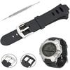 Watch Bands Compatible with Suunto Observer Tt St Sr G6 X6HRM, Classic Soft Rubber Replacement Wrist Strap for Suunto Observer Tt St Sr G6 X6HRM