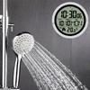 Large Digital Wall Clock with Date Day Temperature Battery Operated Bathroom Clock Shower Clock with Suction Cup Gift